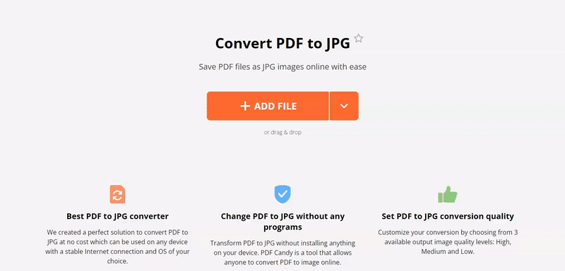 Guide on how to Convert PDF to JPG Online